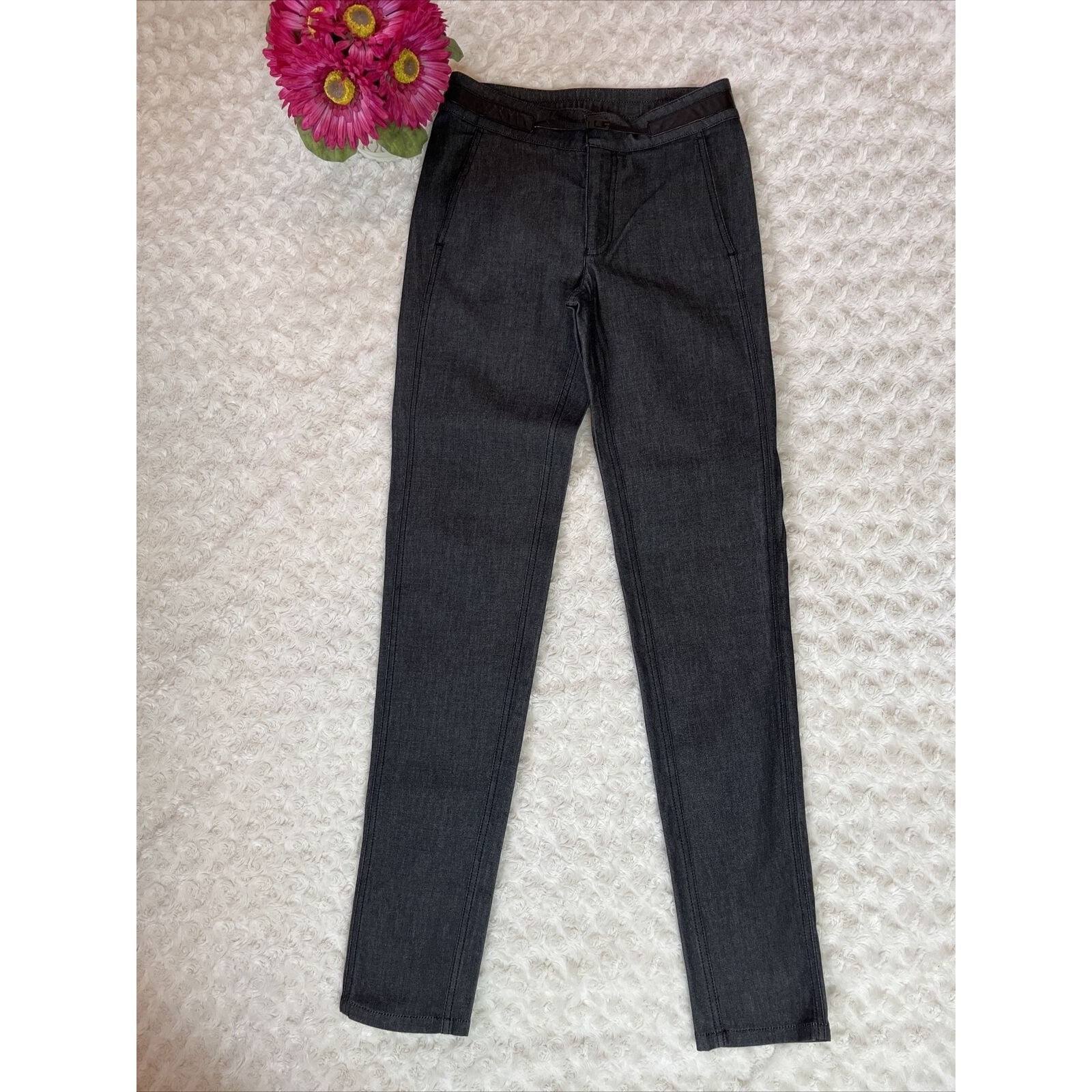 Gucci Black Denim Pants Sz 40 Ladies